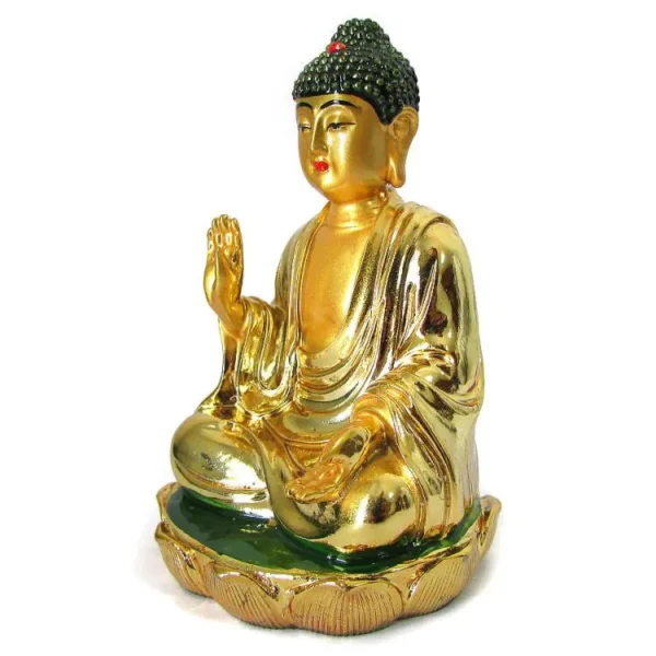 Buda Chines 10,5cm - Dourado - Image 3